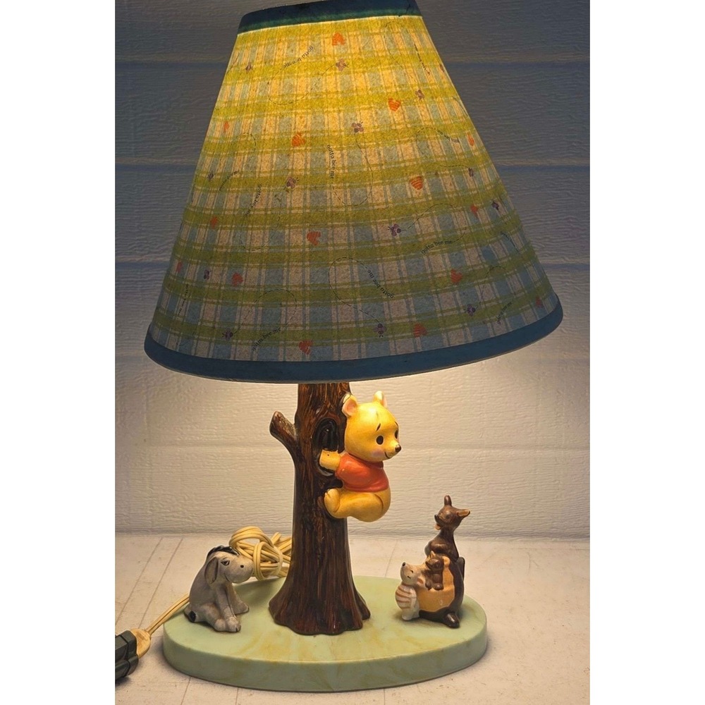 Disney Winnie the Pooh Nursery Nostalgia Collector Kids Lamp Vintage Kids Decor